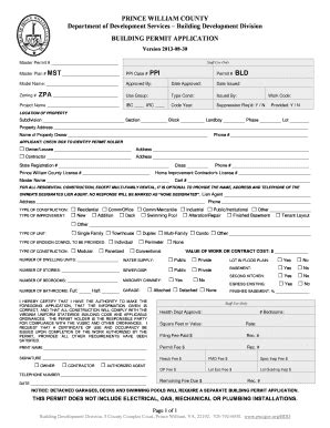 prince william county permit office.